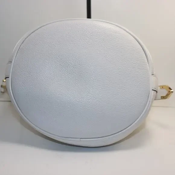 Michael Kors White Bucket Shoulder Bag EUC - Picture 5 of 7